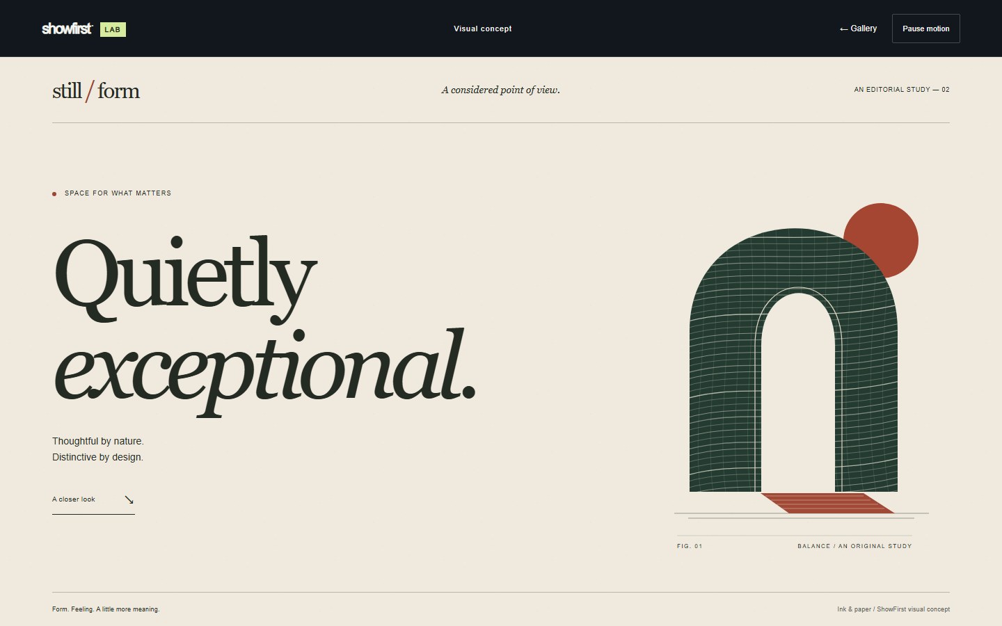 Ink & Paper — view the interactive concept